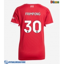 Fotballdrakt Dame Liverpool Jeremie Frimpong #30 Hjemmedrakt 2025-26 Kortermet